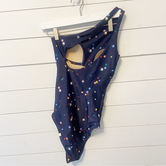 NWOTs Summersalt | The Ruched Sidestroke in Star pattern Size 2 Long Torso - Picture 3 of 8